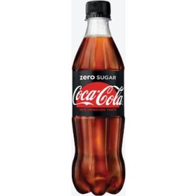 Coca-Cola Zero frisdrank, fles van 50 cl, pak van 24 stuks