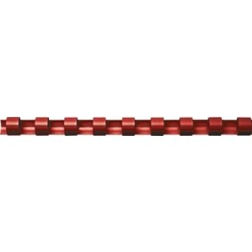 Fellowes bindruggen, pak van 100 stuks, 14 mm, rood