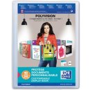 OXFORD Polyvision personaliseerbare presentatiealbum, formaat A4, uit PP, 20 tassen, transparant
