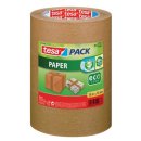 Tesapack paper ecoLogo, ft 50 mm x 50 m, bruin, pak van 3...