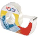 Tesafilm dubbelzijdige plakband, ft 12 mm x 7,5 m, op blister met dispenser