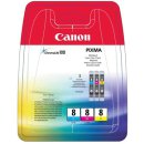 Canon inktcartridge CLI-8, 420 paginas, OEM 0621B029, 3 kleuren