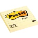 Post-it Notes, ft 76 x 76 mm, geel, gelijnd, blok van 100...