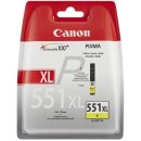 Canon inktcartridge CLI-551Y-XL, 695 paginas, OEM 6446B001, geel