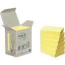 Post-it Recycled notes, 100 vel, ft 38 x 51 mm, geel, pak...