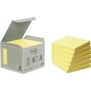 Post-it Recycled notes, 100 vel, ft 76 x 76 mm, geel, pak...
