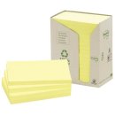 Post-it Recycled notes, 100 vel, ft 76 x 127 mm, geel,...