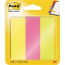 Post-it notes markers, ft 25 x 76 mm, blister met 3 x 100...