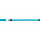 STABILO Pen 68 viltstift, lichtblauw