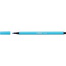 STABILO Pen 68 viltstift, azuurblauw