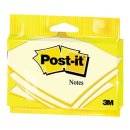Post-it Notes, 100 vel, ft 76 x 127 mm, geel, op blister
