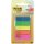 Post-it index translucent, ft 11,9 x 43,2 mm, houder met 20 tabs in 5 verschillende kleuren