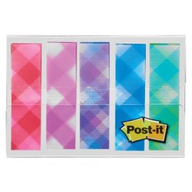 Post-it Index,plaid motive collection, ft 11,9 mm x 43,2mm, 5 x 20 stuks