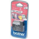 Brother M tape voor P-Touch 12 mm, gelamineerd, zwart op wit