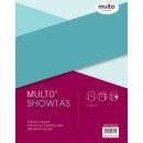 Multo geperforeerde showtas ft A4, 23-gaatsperforatie, 80 micron, gekorreld
