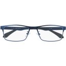 SILAC Blue Metal leesbril, mat nickelvrij blauw metaal, +1,50