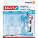 Tesa klevende Haak voor Transparant en Glas,...