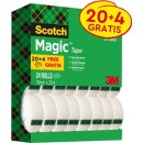 Scotch Magic Tape plakband ft 19 mm x 33 m, value pack...