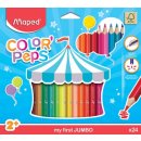 Maped kleurpotlood ColorPeps Jumbo Early Age, 24 potloden in een kartonnen etui