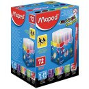 Maped Viltstift ColorPeps 72 stiften in een kartonnen doos (classpack)