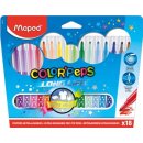 Maped Viltstift ColorPeps 18 stiften in een kartonnen etui