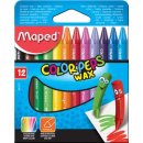 Maped waskrijt ColorPeps Wax, doos van 12 stuks in geassorteerde kleuren