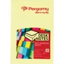 Pergamy notes ft 51 x 76 mm, geel