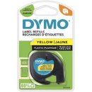 Dymo LetraTAG tape 12 mm, plastic geel