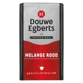 Douwe Egberts koffie, Melange rood, pak van 250 g