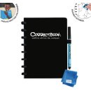 Correctbook A5 Original: uitwisbaar / herbruikbaar notitieboek, blanco, Ink Black (zwart)