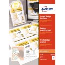 Avery grote badge, ft 10,5 x 14,8 cm, inclusief inserts,...
