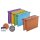LOblique hangmappen voor laden AZO tussenafstand 390 mm (foolscape), V-bodem, oranje
