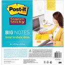 Post-it Super Sticky Big Notes, 30 vel, ft 280 x 280 mm,...