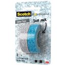 Scotch Expressions glitter tape, 15 mm x 5 m, blister met...