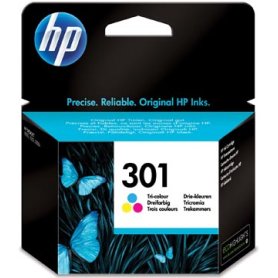 HP inktcartridge 301, 165 paginas, OEM CH562EE, 3 kleuren