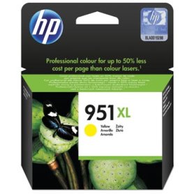 HP inktcartridge 951XL, 1.500 paginas, OEM CN048AE#301, geel, met beveiligingssysteem