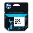 HP inktcartridge 302, 190 paginas, OEM F6U66AE, zwart
