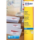 Avery J8163-10 adresetiketten ft 99,1 x 38,1 mm (b x h), 140 etiketten wit