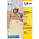 Avery L4732REV-25 afneembare etiketten ft 35,6 x 16,9 mm (b x h), 2.000 etiketten, wit