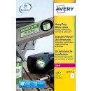 Avery L4775-20 ultra-sterke etiketten ft 210 x 297 mm (b x h), 20 etiketten, wit