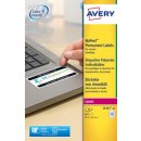 Avery L6145-20 NoPeel etiketten ft 45,7 x 25,4 mm (b x h), 800 etiketten, wit