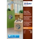 Avery L7106-20 productetiketten, diameter: 60 mm, 240 etiketten, kraft