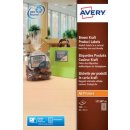 Avery L7110-20 productetiketten ft 62 x 42 mm (b x h), 360 etiketten, kraft