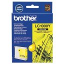 Brother inktcartridge, 400 paginas, OEM LC-1000Y, geel