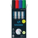 Schneider Maxx 290 whiteboardmarker, 3 + 1 gratis, assorti