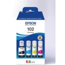 Epson inktfles 102, 6.000 - 7.500 paginas, OEM C13T03R640, 4 kleuren