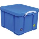 Really Useful Box opbergdoos 35 liter, neonblauw met...