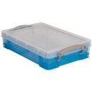 Really Useful Box opbergdoos 4 liter, transparant blauw