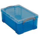 Really Useful Box opbergdoos 9 liter, transparant blauw