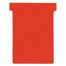 Nobo T-planbordkaarten index 3, ft 120 x 92 mm, rood